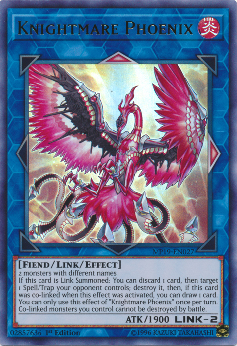 Knightmare Phoenix [MP19-EN027] Ultra Rare | The CG Realm