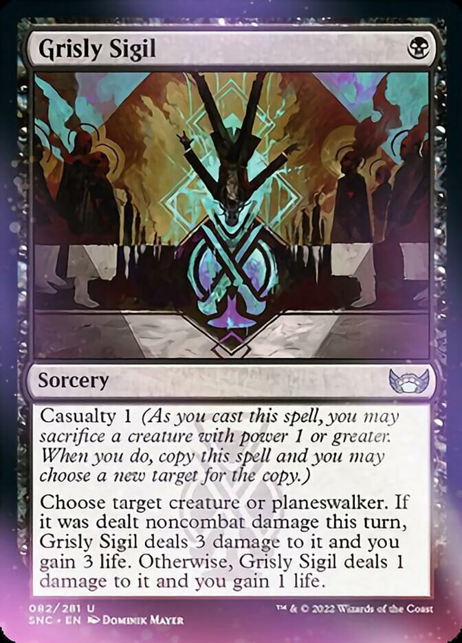 Grisly Sigil [Streets of New Capenna] | The CG Realm