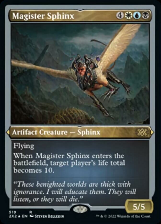 Magister Sphinx (Foil Etched) [Double Masters 2022] | The CG Realm