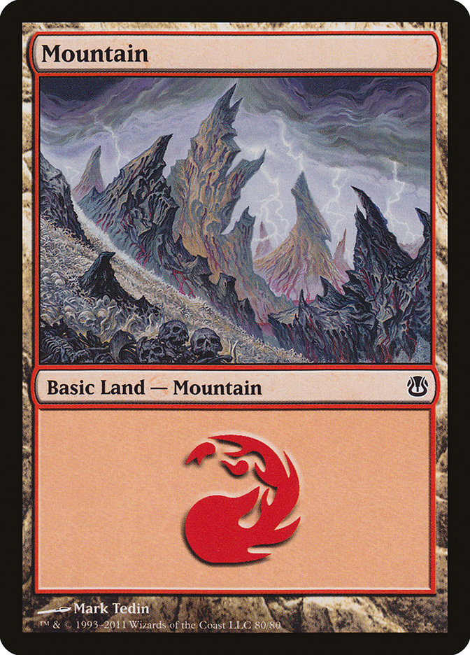 Mountain (80) [Duel Decks: Ajani vs. Nicol Bolas] | The CG Realm