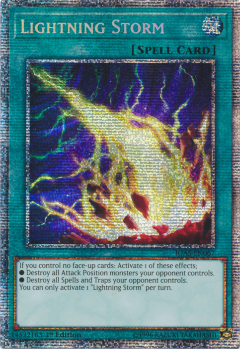 Lightning Storm [IGAS-EN067] Starlight Rare | The CG Realm