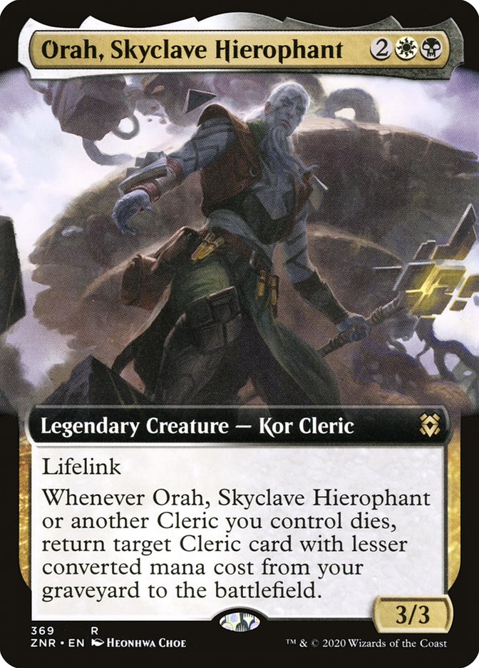 Orah, Skyclave Hierophant (Extended Art) [Zendikar Rising] | The CG Realm