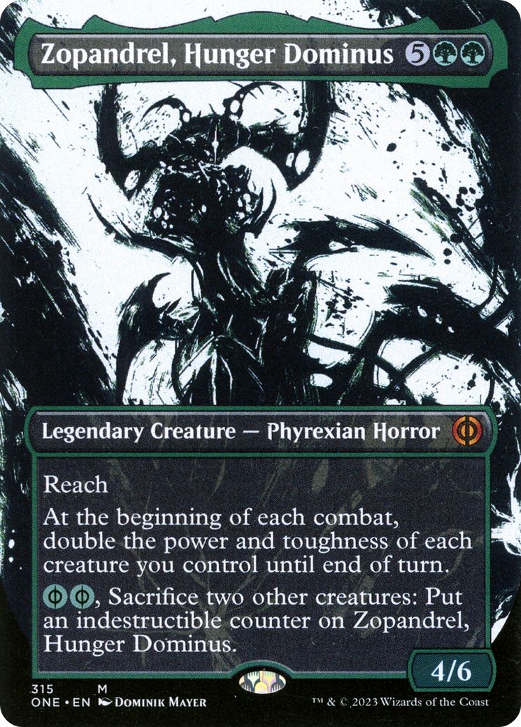 Zopandrel, Hunger Dominus (Borderless Ichor) [Phyrexia: All Will Be One] | The CG Realm