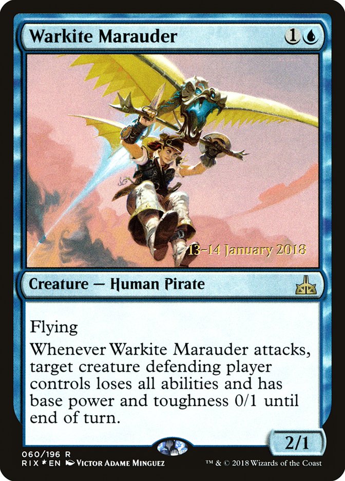 Warkite Marauder [Rivals of Ixalan Prerelease Promos] | The CG Realm