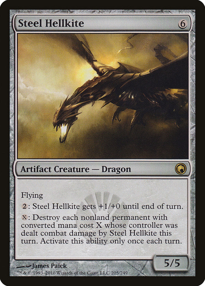Steel Hellkite [Scars of Mirrodin] | The CG Realm