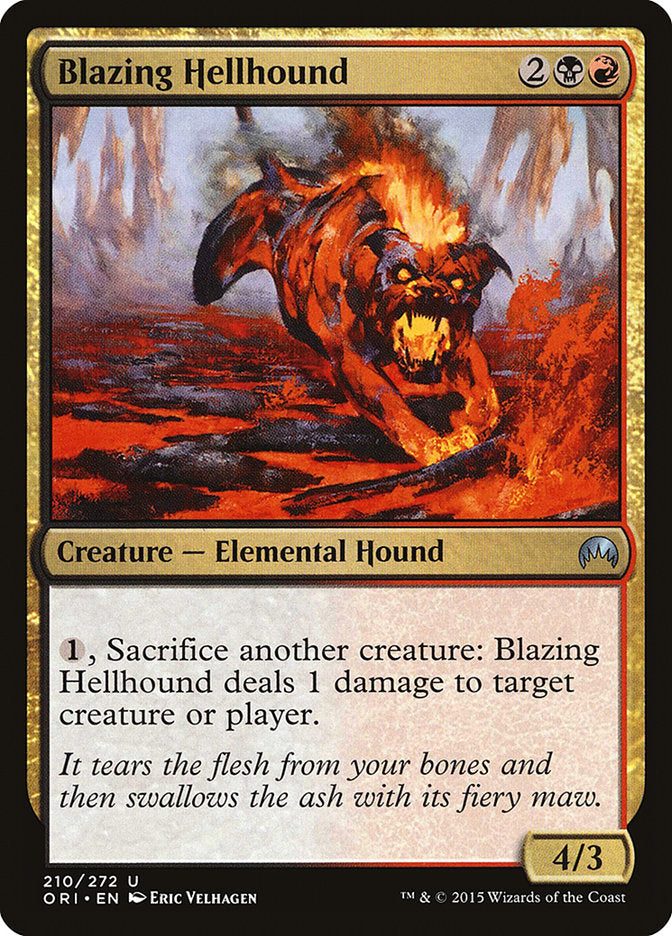 Blazing Hellhound [Magic Origins] | The CG Realm