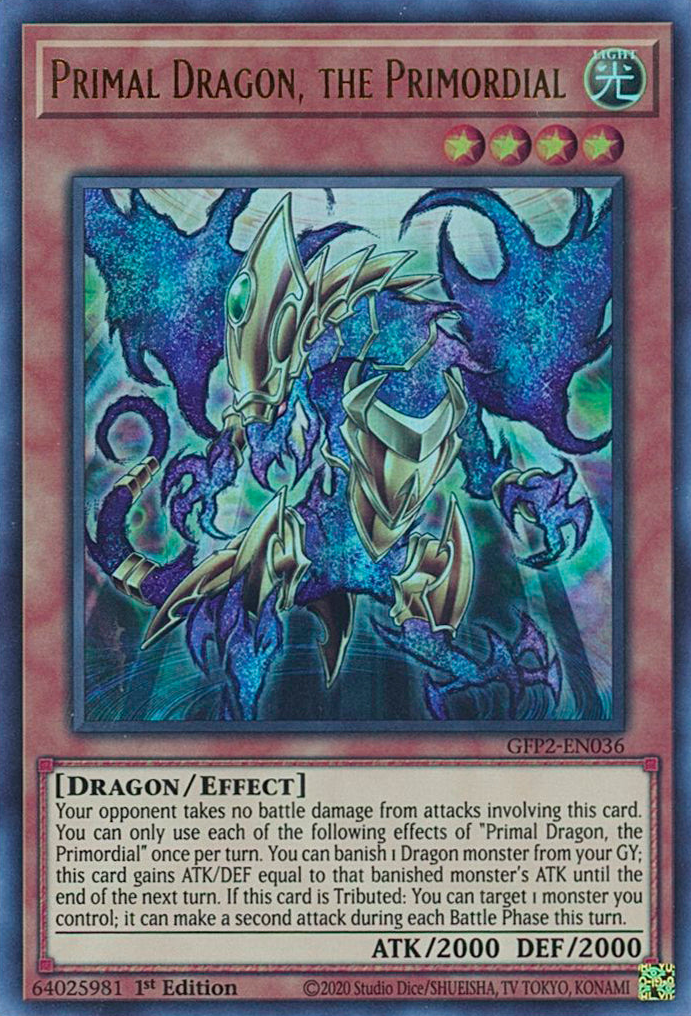 Primal Dragon, the Primordial [GFP2-EN036] Ultra Rare | The CG Realm