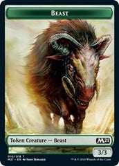 Beast // Treasure Double-Sided Token [Core Set 2021 Tokens] | The CG Realm