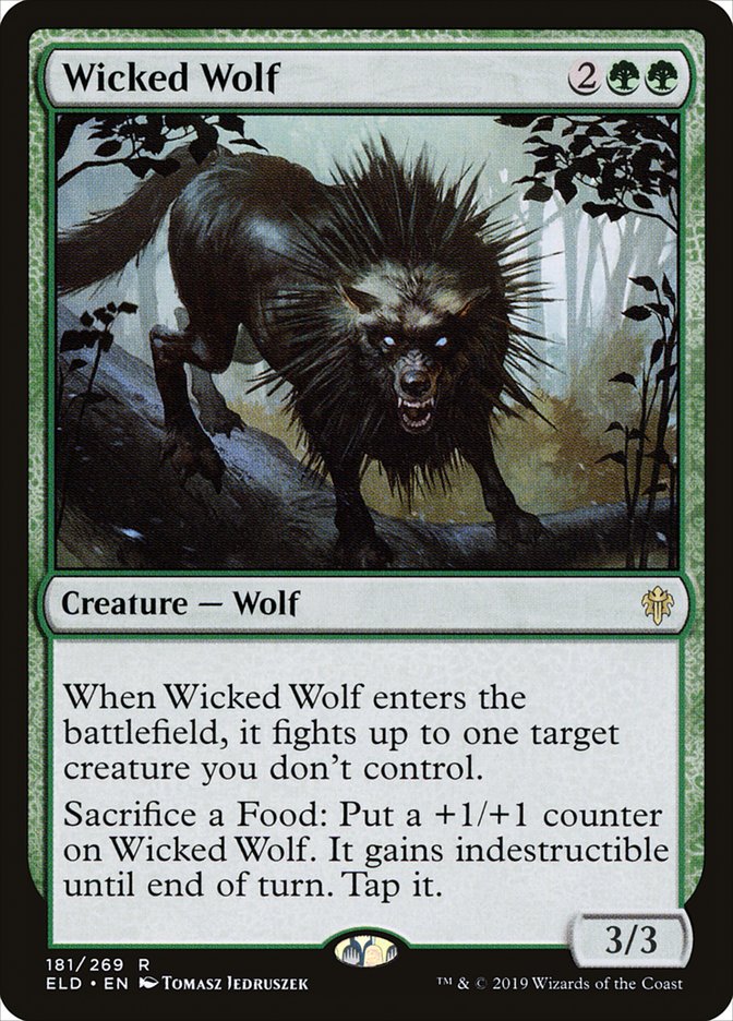 Wicked Wolf [Throne of Eldraine] | The CG Realm