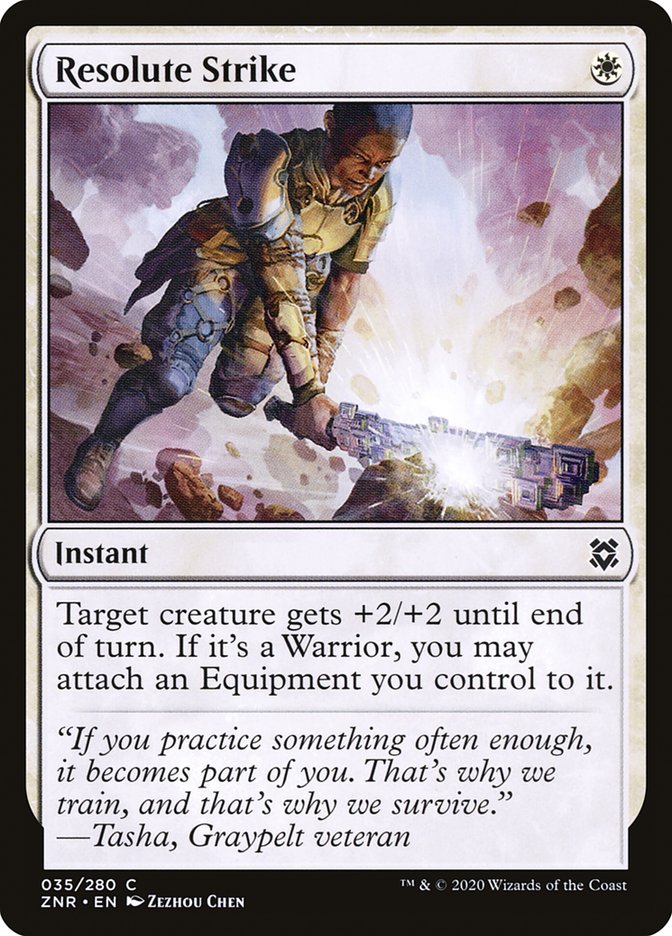 Resolute Strike [Zendikar Rising] | The CG Realm