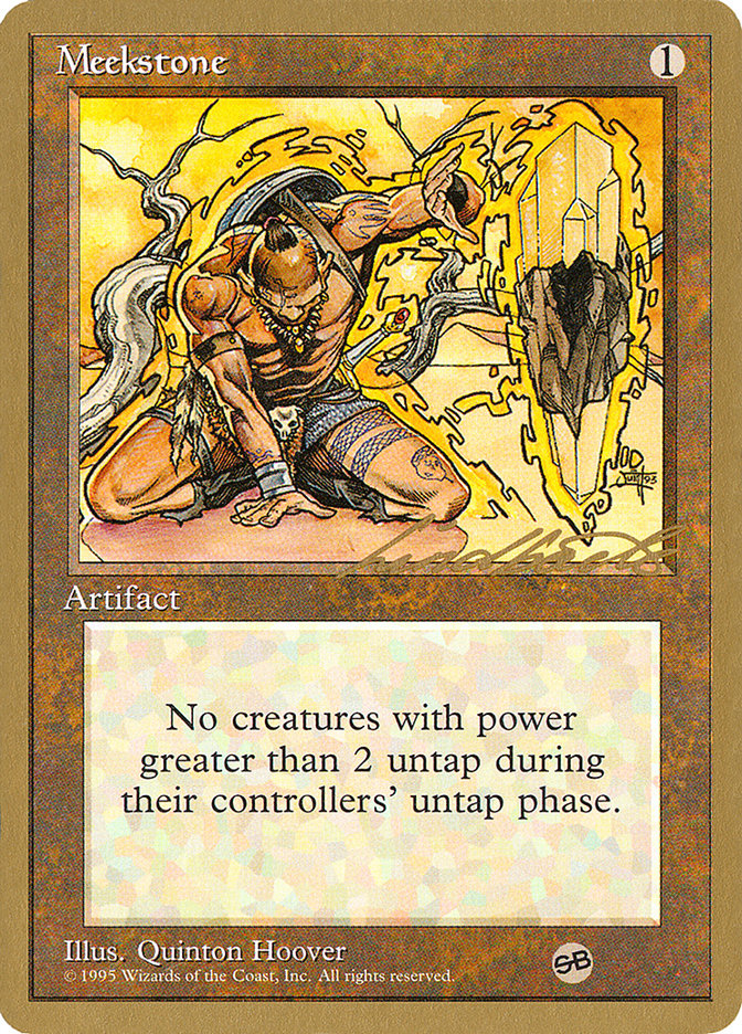 Meekstone (Leon Lindback) (SB) [Pro Tour Collector Set] | The CG Realm