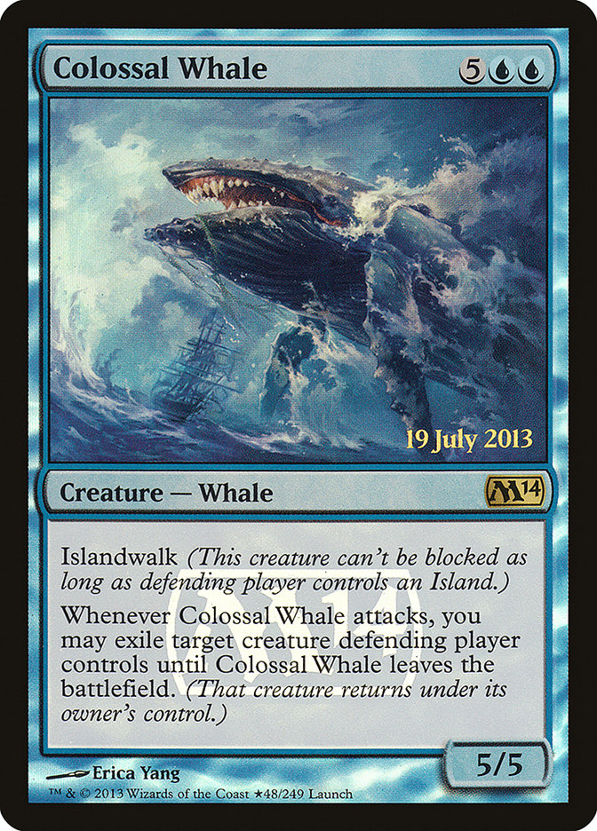 Colossal Whale [Magic 2014 Prerelease Promos] | The CG Realm