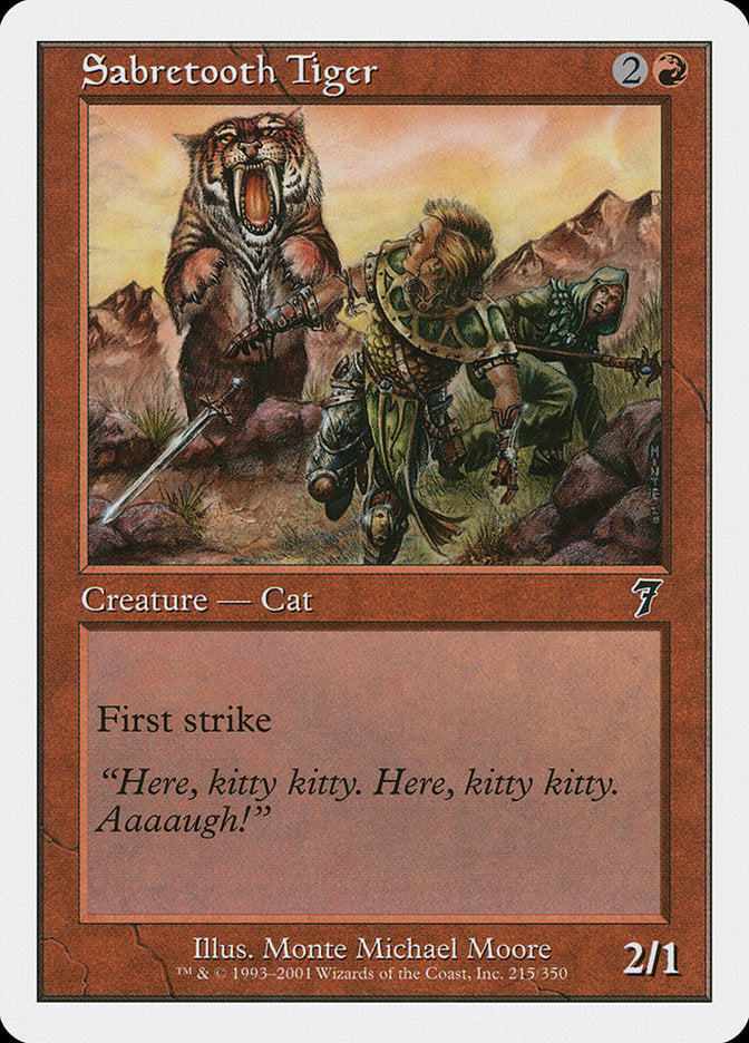 Sabretooth Tiger [Seventh Edition] | The CG Realm