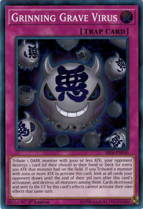 Grinning Grave Virus [SR06-EN030] Super Rare | The CG Realm