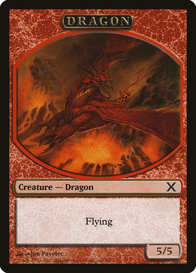 Dragon Token [Tenth Edition Tokens] | The CG Realm