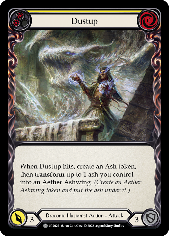 Dustup (Yellow) [UPR025] (Uprising)  Rainbow Foil | The CG Realm