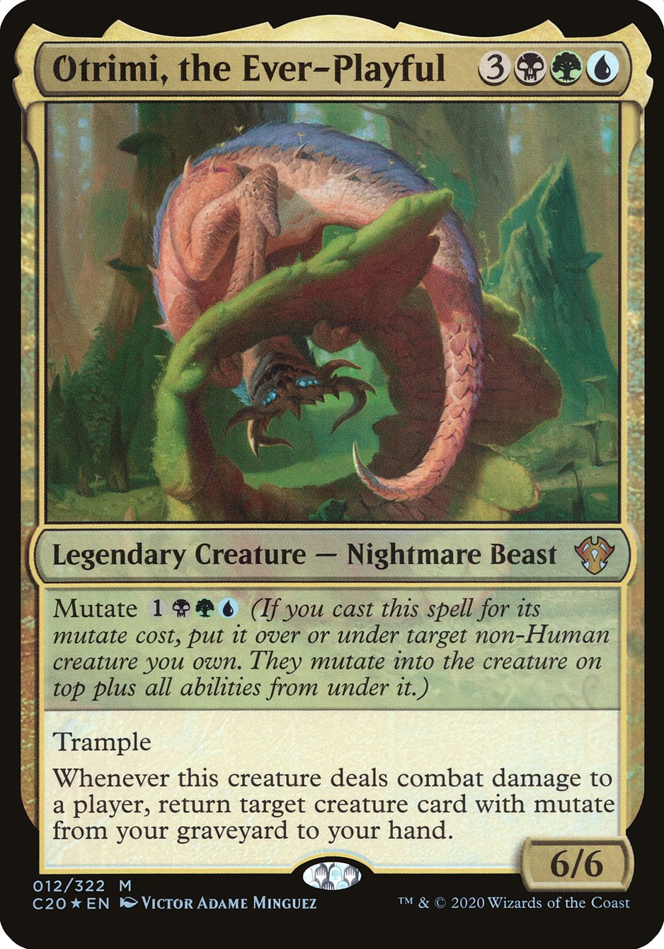 Otrimi, the Ever-Playful (Oversized) [Commander 2020 Oversized] | The CG Realm