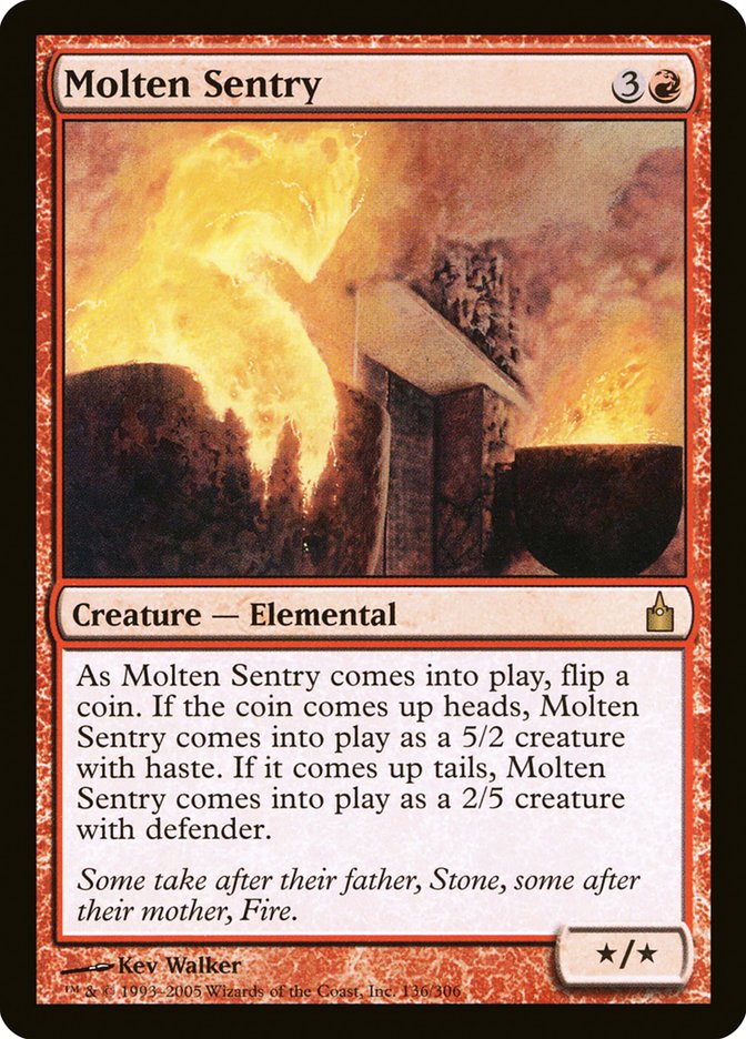 Molten Sentry [Ravnica: City of Guilds] | The CG Realm