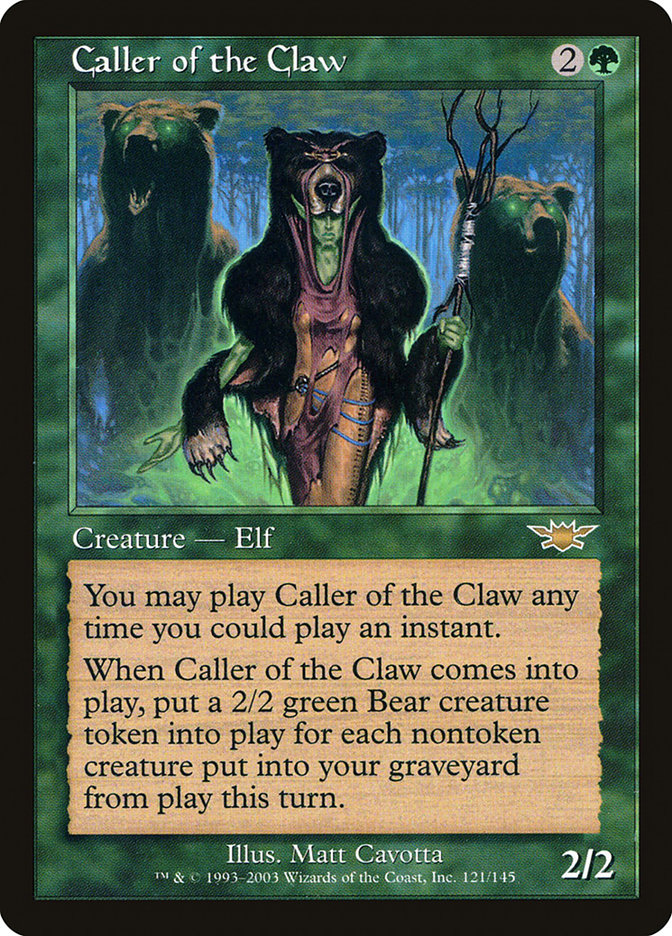Caller of the Claw [Legions] | The CG Realm