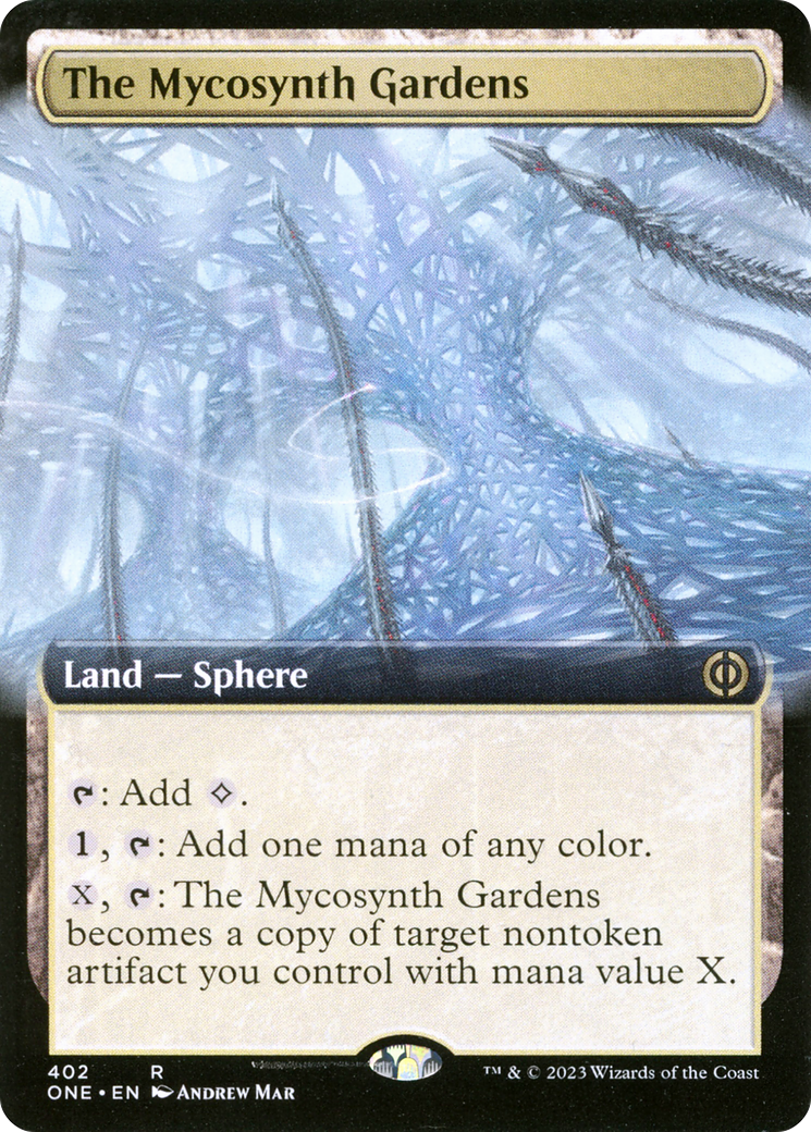 The Mycosynth Gardens (Extended Art) [Phyrexia: All Will Be One] | The CG Realm