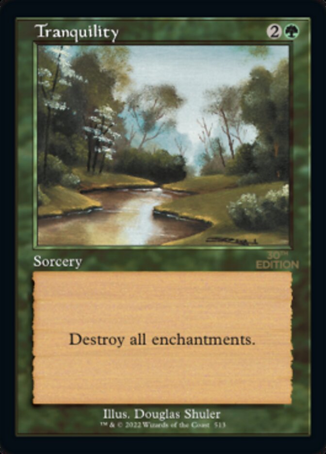 Tranquility (Retro Frame) (30A-513) - 30th Anniversary Edition