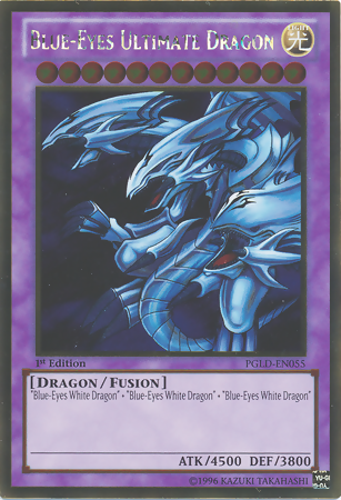 Blue-Eyes Ultimate Dragon [PGLD-EN055] Gold Rare | The CG Realm