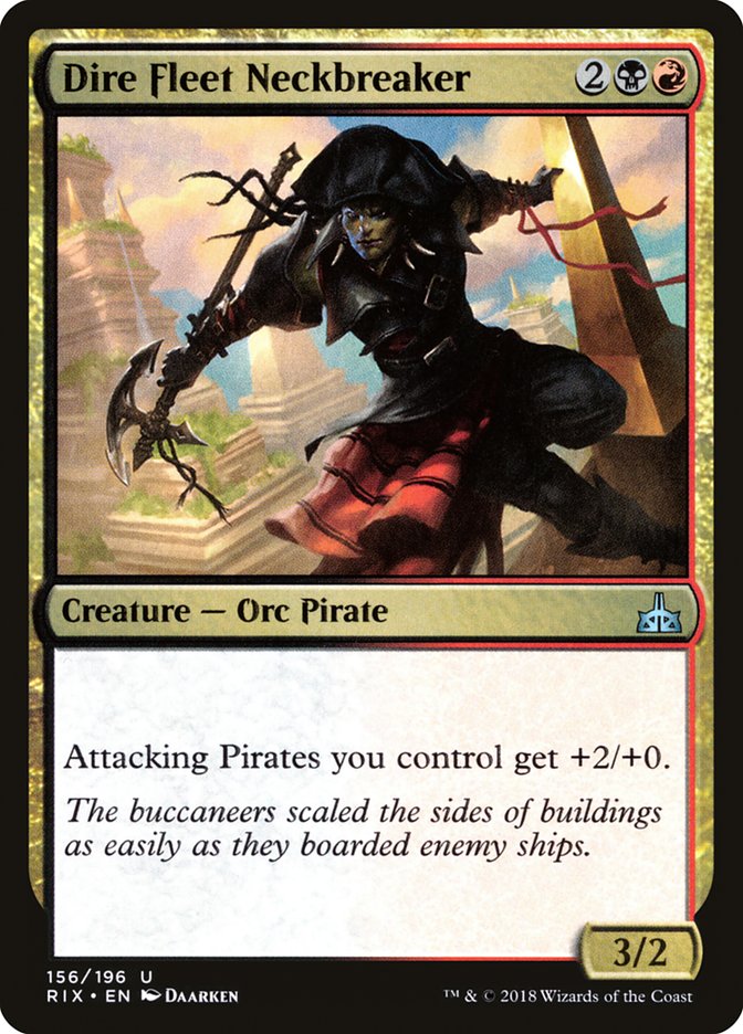 Dire Fleet Neckbreaker [Rivals of Ixalan] | The CG Realm