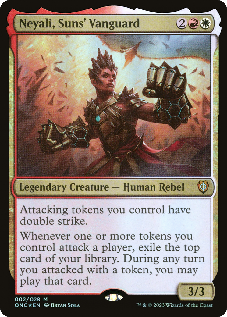 Neyali, Suns' Vanguard [Phyrexia: All Will Be One Commander] | The CG Realm