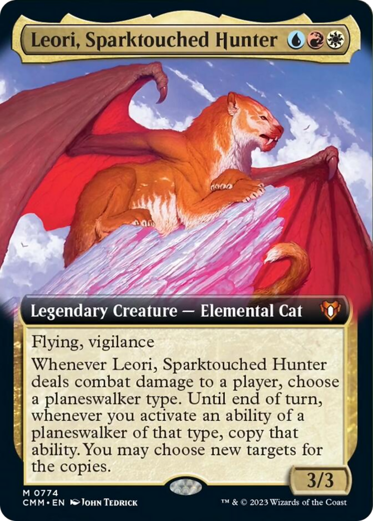 Leori, Sparktouched Hunter (Extended Art) [Commander Masters] | The CG Realm