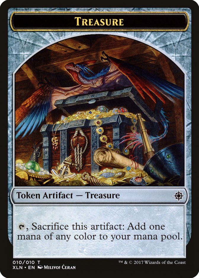 Treasure Token (010/010) [Ixalan Tokens] | The CG Realm