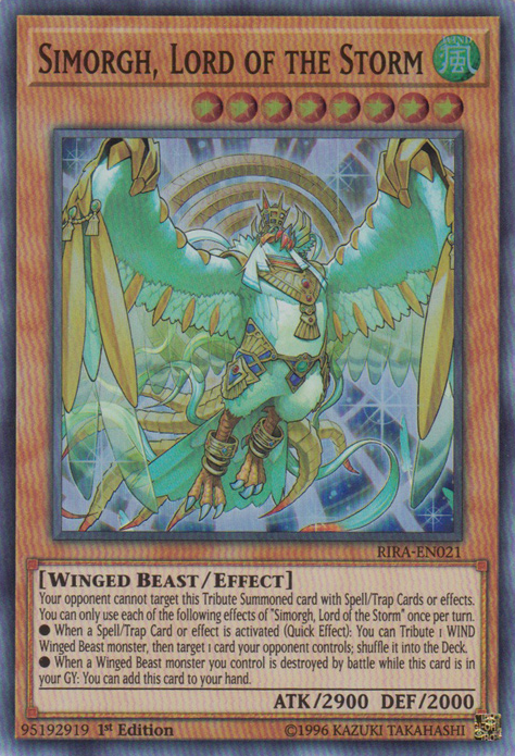 Simorgh, Lord of the Storm [RIRA-EN021] Super Rare | The CG Realm