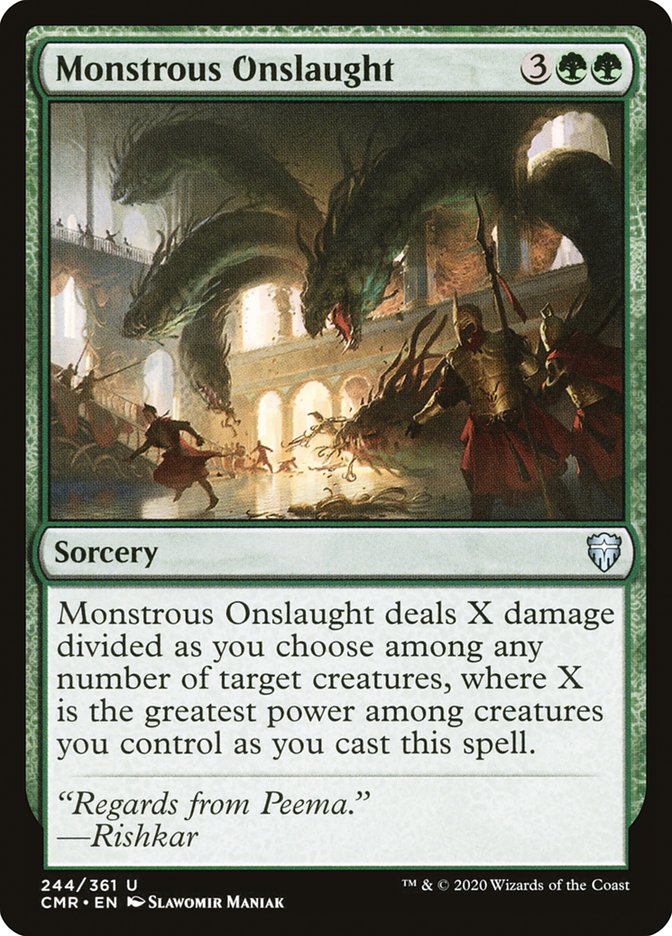 Monstrous Onslaught [Commander Legends] | The CG Realm