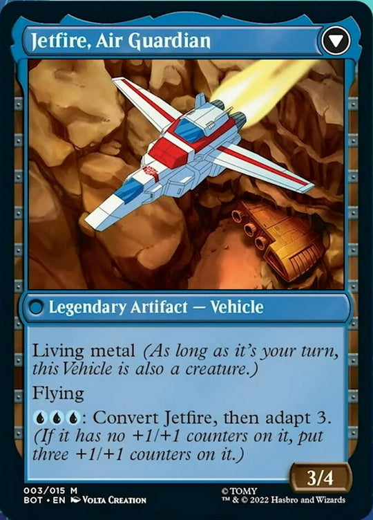 Jetfire, Ingenious Scientist (BOT-003) - Transformers: (convertdfc)