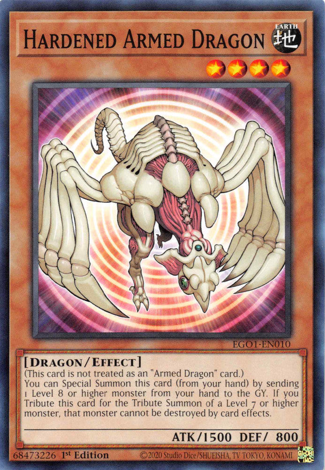 Hardened Armed Dragon [EGO1-EN010] Common | The CG Realm