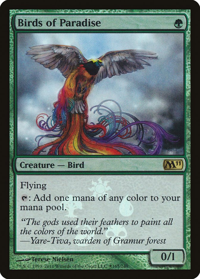 Birds of Paradise (Buy-A-Box) [Magic 2011 Promos] | The CG Realm