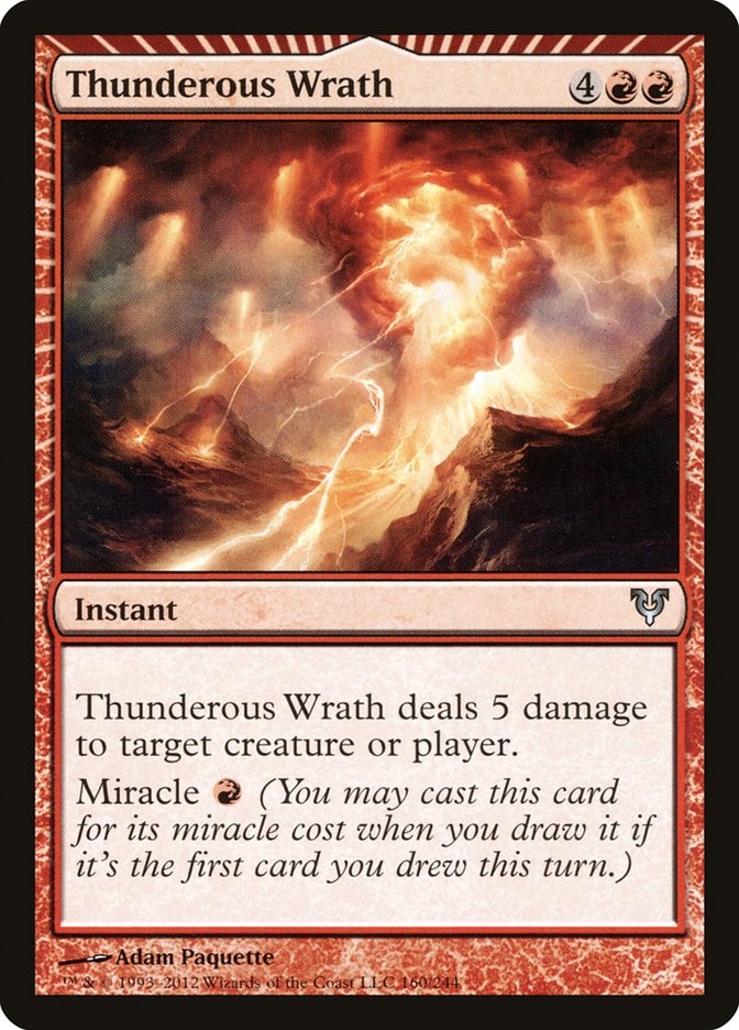 Thunderous Wrath [Avacyn Restored] | The CG Realm