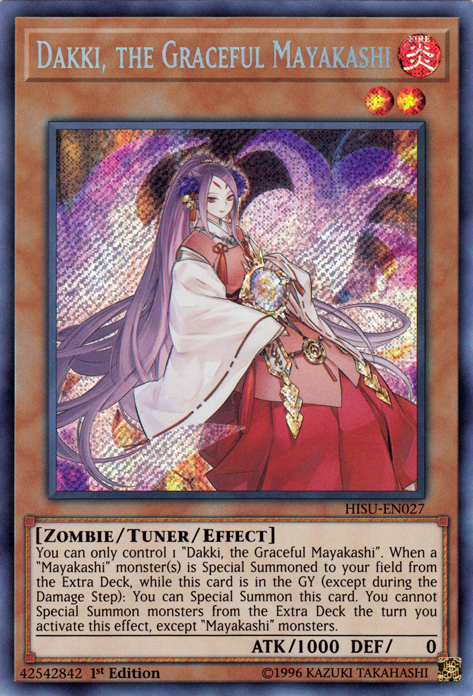 Dakki, the Graceful Mayakashi [HISU-EN027] Secret Rare | The CG Realm