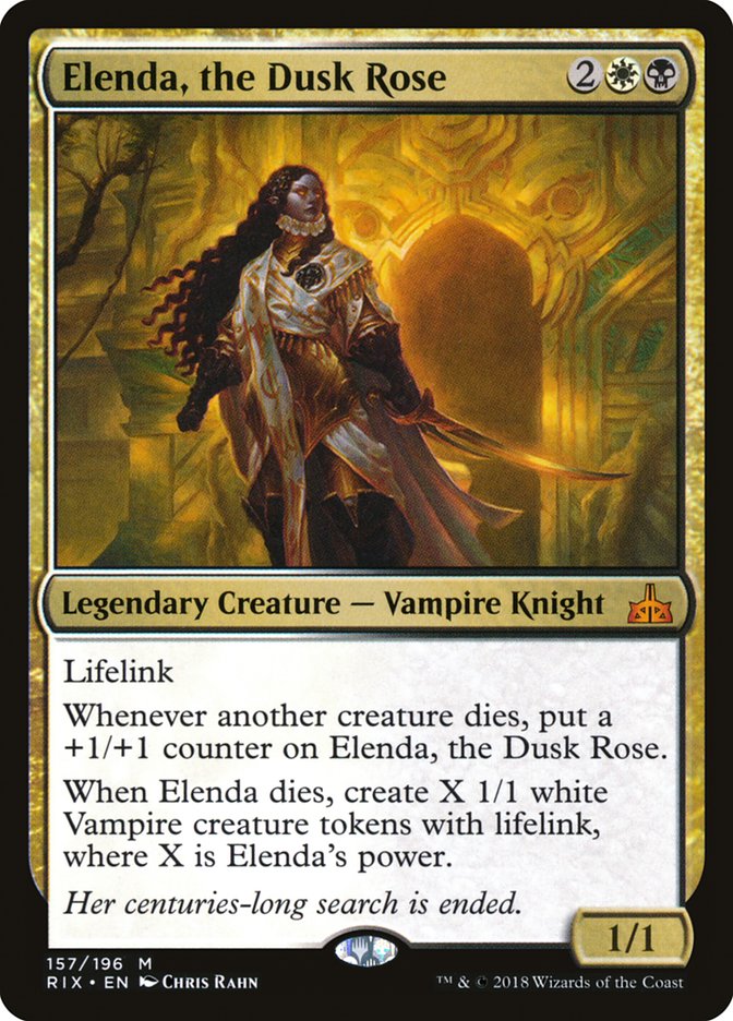 Elenda, the Dusk Rose [Rivals of Ixalan] | The CG Realm