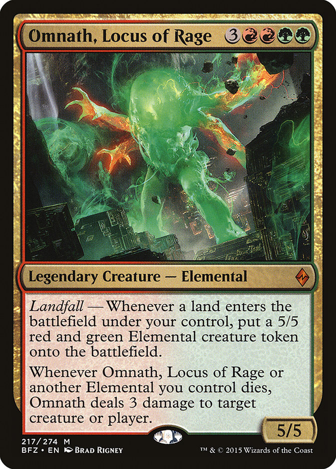 Omnath, Locus of Rage [Battle for Zendikar] | The CG Realm