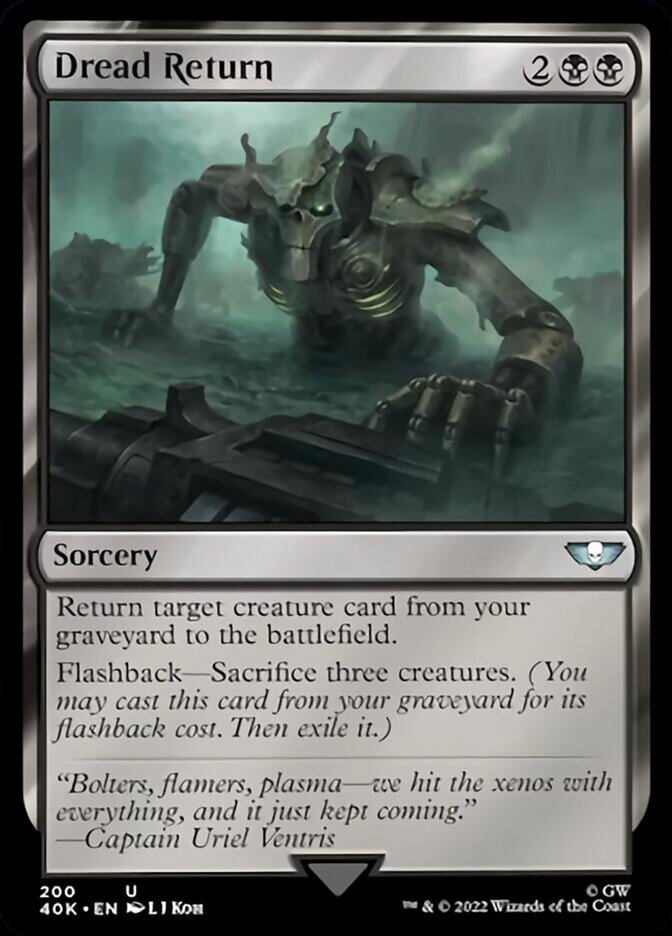 Dread Return (Surge Foil) [Warhammer 40,000] | The CG Realm