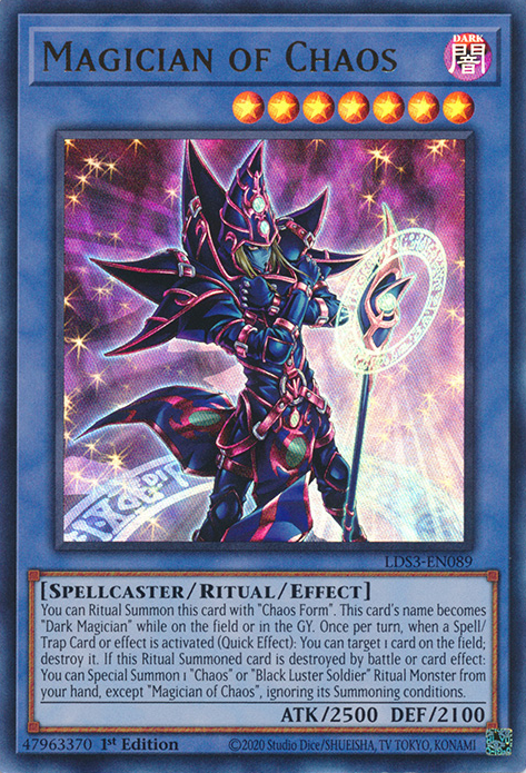 Magician of Chaos [LDS3-EN089] Ultra Rare | The CG Realm