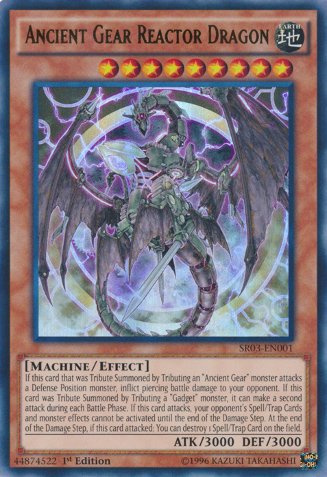 Ancient Gear Reactor Dragon [SR03-EN001] Ultra Rare | The CG Realm