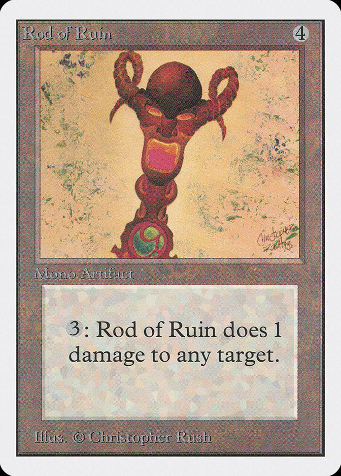 Rod of Ruin [Unlimited Edition] | The CG Realm