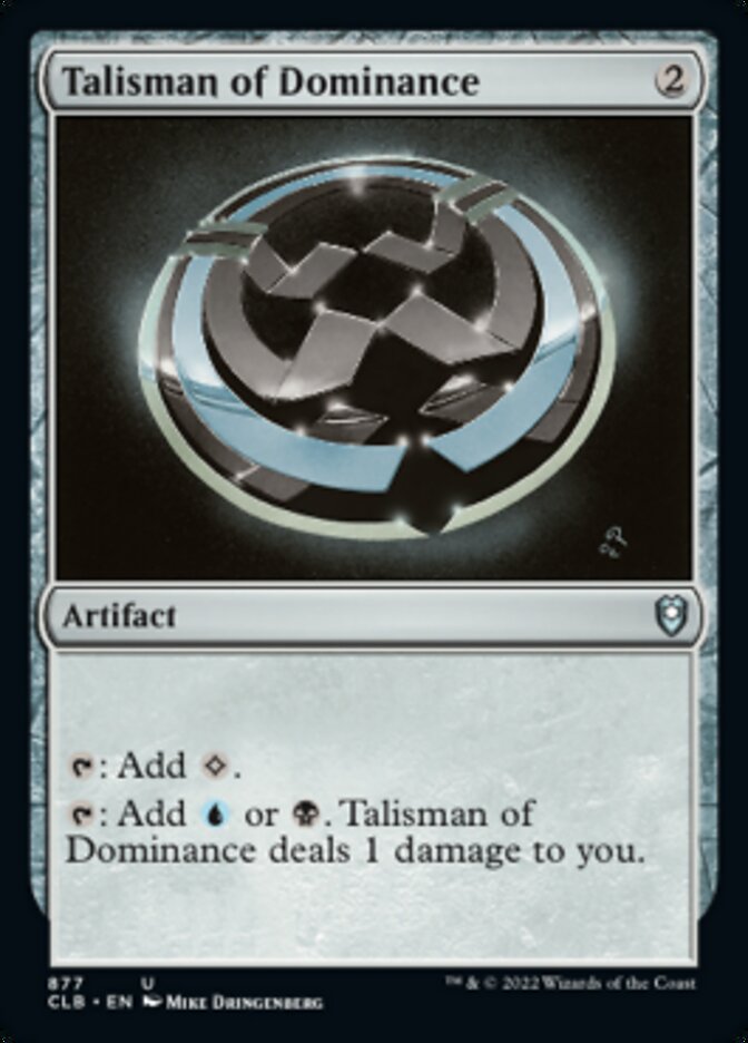 Talisman of Dominance [Commander Legends: Battle for Baldur's Gate] | The CG Realm
