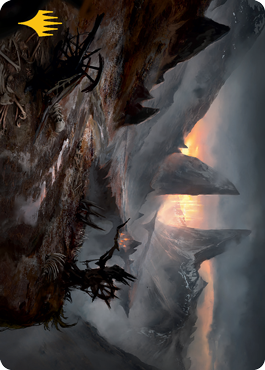 Haunted Ridge Art Card (Gold-Stamped Signature) [Innistrad: Midnight Hunt Art Series] | The CG Realm