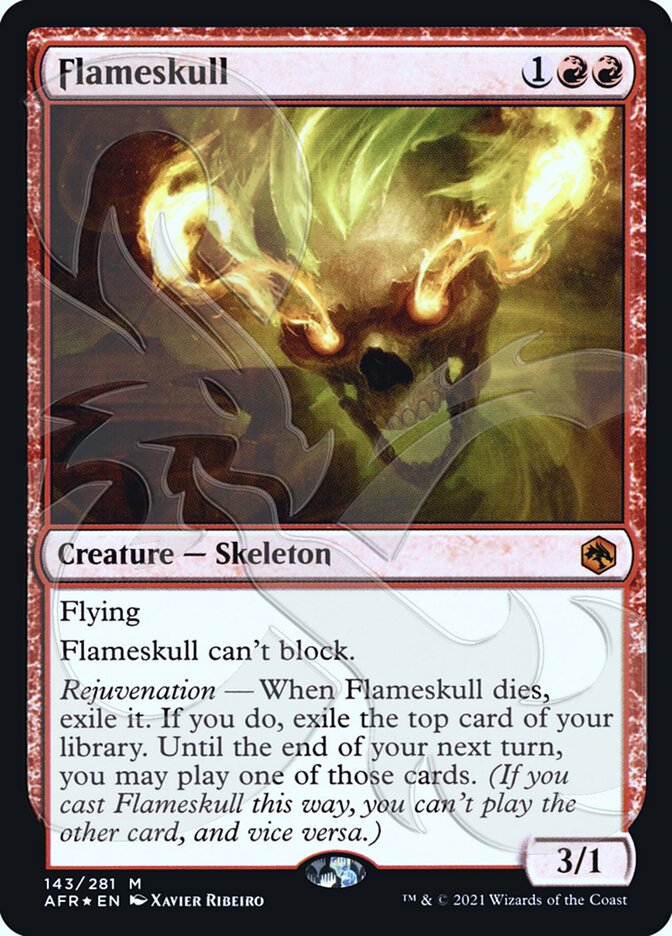 Flameskull (Ampersand Promo) [Dungeons & Dragons: Adventures in the Forgotten Realms Promos] | The CG Realm