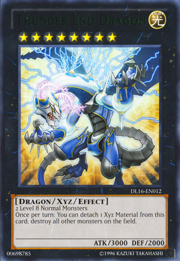 Thunder End Dragon (Green) [DL16-EN012] Rare | The CG Realm