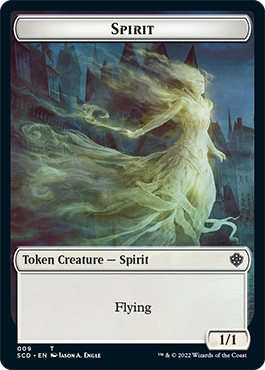 Bird // Spirit Double-Sided Token [Starter Commander Decks] | The CG Realm