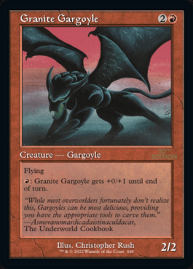 Granite Gargoyle (Retro) [30th Anniversary Edition] | The CG Realm