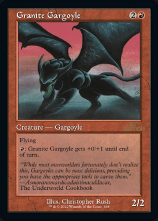 Granite Gargoyle (Retro Frame) (30A-448) - 30th Anniversary Edition
